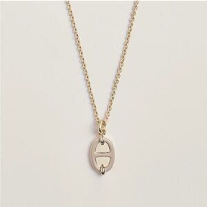 Hermes Mini Maillon pendant, small model Marron Glacé